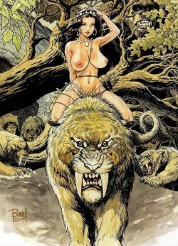 swordofsteel:  another boobtastic piece of Cavewoman by Budd Root