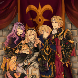 xaylu-art:  FamilyHappy American release Fire Emblem Fates! Please come to Europe soon before I lose my mind :^) 