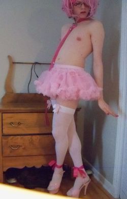 i-need-cock-daily:  pink-erotica:  audreybabe4u:  femboyfever:  Abigail Sissy  jelly  OMG!!! OMG!!! I love this! This is so cute and sexy! I love that little cute uncut sissy penis! I just want to suck on it like a pacifier.  So Fuckably Hot !!!