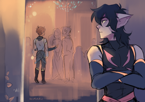 more of the Au where Keith is Lance’s bodyguard 👀