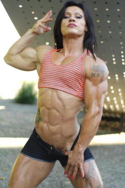 musclegirls:  Swiss muscle girl Jay Fuchs