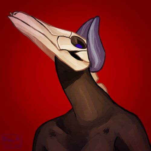 astral-mars-art:  [Drake] Another original species of mine based in the world yet-to-be-named. They’re called infernals, and they’re based around anteaters, but they have quite a few other factoids about them that make them less anteater like. 