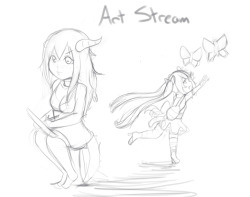 Art Stream! Where some of us are more focused than others&hellip;Come join us sometime! M/F  8:00am PDTW     6:00pm PDThttps://picarto.tv/poppytart
