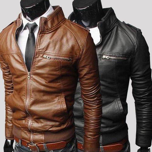 Men s stylish leather jacket