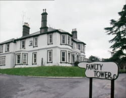 poshcountryclub:   The devolution of the Fawlty Towers sign   