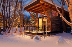 georgianadesign:  Fireside Resort - ski cabins in Jackson Hole, WY. 