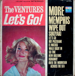 LPs by The Ventures, from a second-hand record shop in Singapore  Let&rsquo;s Go (Dolton Records, 1963) The Ventures In Space (Dolton Records, 1963) Knock Me Out (Glen Records, 1965) Guitar Freakout (Dolton Records, 1967) The Ventures Play Telstar, The