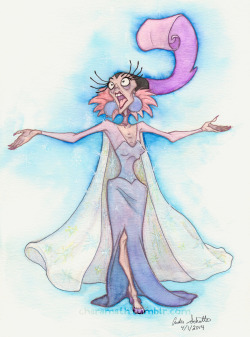 charamath:  It took me forever and a half, but I’ve finally gotten prints of all 12 of the current ‘Yzma is Best Princess’ series up in my etsy store.  Along with the original paintings, for the hard-core collectors out there :) Please check them