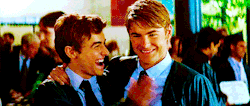 ultramalecelebrityfakes:  Dave Franco and Zac Efron |  Sully and Charli - Charlie St. Cloud movie (Request) click on the image to see it better dialogue by: boidolatry  