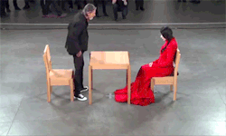 kittysparkleslove:  instructor144:  carlosbaila: Marina Abramovic meets Ulay“Marina Abramovic and Ulay started an intense love story in the 70s, performing art out of the van they lived in. When they felt the relationship had run its course, they decided