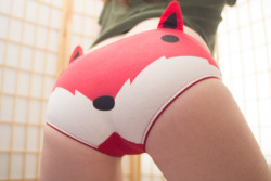 nsfwfoxyden:Its Sundies on cosplaydeviants and I just had to share my new fox face undies!They have been quite popular online recently, but I’ve actually owned them for several weeks and they were bought as a gift for me last year. :)Enjoy your sundies.