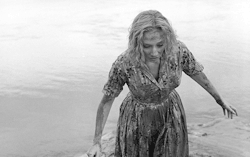 emmanuelleriva:  I don’t belong in the world. That’s what it is. Something separates me from other people.Carnival of Souls (1962) dir. Herk Harvey