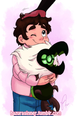 hazurasinner:  &ldquo;I can’t say no to that face.&rdquo; In honor of the latest episode of Steven Universe “Monster Buddies” because it was a very touching episode. What is this show doing to my feelings!!  Steven Universe © Rebecca Sugar