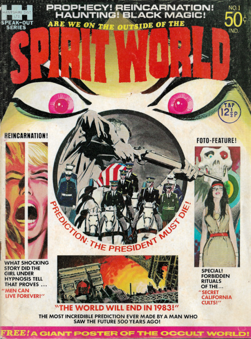 Spirit World, No. 1 (Hampshire Distributors, 1971). Cover art by Jack Kirby and Neal Adams.From Ebay. 
