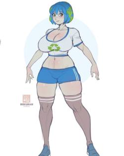 hard-cppr-rod:  coronalview: Don’t need solid evidence…. She is not flat 😆😆😆   Lewd Earth-chan by   Artist: bokuman  Remember to recycle, no other planet has porn (as far as we know)