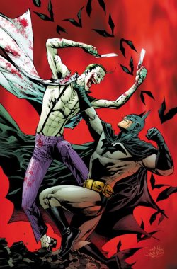 redcell6:  Batman vs Joker by Tony S. Daniel (from Batman R.I.P written by Grant Morrison) 