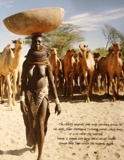 Turkana woman, from African Visions: The Diary of an African Photographer, by Mirella Ricciardi.