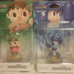 Not all of them, but I&rsquo;d consider this a good day.  #amiibo #amiibohunter #megaman #villager #supersmashbros