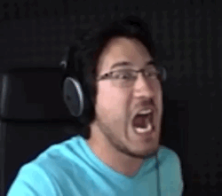 thatonegirllovespikachu:  *stares at markiplier and jacksepticeye* I dare you two to have a yelling competition… [smirk]    [ 2 minutes later…]  WHAT!? I’M SORRY BUT I CAN’T HEAR YOU!!!! I’M DEAF AS SHIT!!!