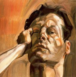jeromeof:Man’s Head, Self Portrait - Lucian Freud