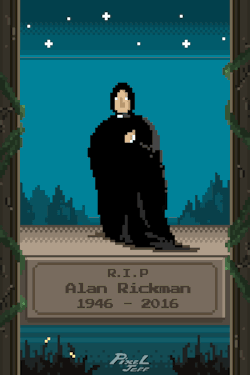 it8bit:  A Tribute to Alan Rickman (1946-2016)Created by  pixeljeff  