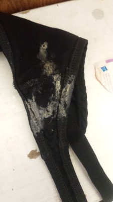 worndirtypanties:  Submission: “One of the dirtiest I’ve seen from my step sister”Submit your panties now to mart_thong@hotmail.ca or use the submit link !
