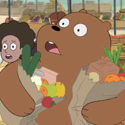 cartoonnetwork:  Bear Fun Fact: Grizzly bears can run up to 35 miles an hour… If they’retrying to get to the farmer¹s market before it closes! 