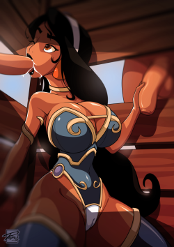 itoons:Jasmine enjoys being a sex slave