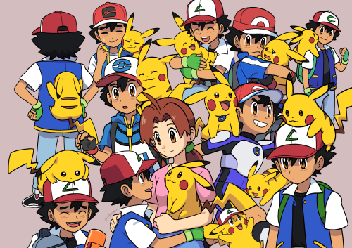 dotemcee:  oops all ash and pikachu (vol. 2 feat. mom)