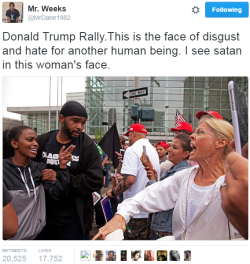 gay-possum:  likkistu-ormur:  bellygangstaboo:  your-black-creator:  thingstolovefor:        Dang it looks like the black lady is exorcizing a demon. #Love it!  Fun Fact: she’s 27      stage 4 of cheetoh dust addiction 