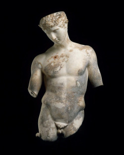 hadrian6:  Hermes. Imperial period A.D 30-410. Roman. marble.                   http://hadrian6.tumblr.com