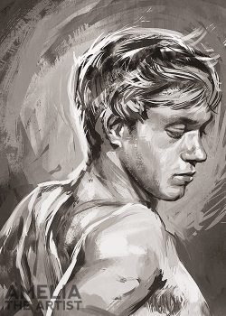 harrypopsz:  A Rough Niallar Portrait.  (ART? From me?! You’re not seeing things! It’s real. Touch it. Well… you can’t touch it. No one can. Stop. Hammer time.)