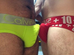 bulge-xlbigdick:  boyfriendunderwear:  We love to rub our bulges together   #bulge                                            -Submit http://bulge.xlbigdick.com/