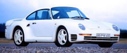 carsthatnevermadeit:  Porsche 959, 1986. The 959 series wasÂ manufactured from 1986 to 1993, initially as a Group B rally car and as a road car designed to satisfy FIA homologation regulations requiring production of at least 200 units. It was seen asÂ th