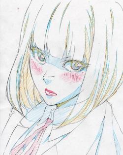 animeslovenija:  Prison School’s Hana by animator Hiroshi Yakou. 