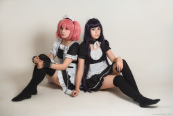 sexynerdgirls:  Karuta Roromiya and Ririchiyo Shirakiin [6] by Jiniloy 