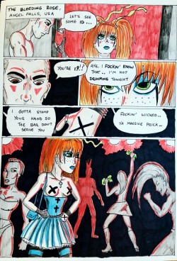 Kate Five vs Symbiote comic Page 148  Aideen makes her way to the last place Carey knew Taki and Nexi went before disappearing