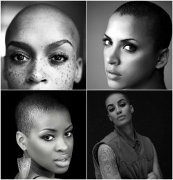 cultureunseen:  Black, Bald and Beautiful!(…eff this society’s standards of beauty!)#BaldIsTheNewBoldBlackWe support our beloved Queens, Mothers and Sisters cutting it all off until they achieve the desired natural length and texture that delights