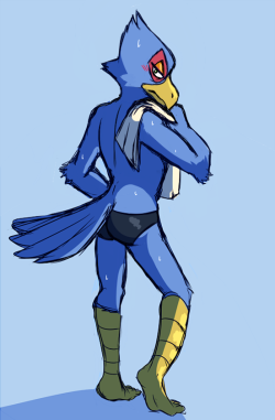 A Falco Lombardi color sketch! An alternate version was posted on my twitter :)
