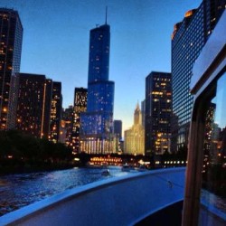 Evening boat ride on the river. S/o to my guy Jr. For the pic. #mycity #chicagoriver #instaphoto