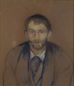 Edvard Munch (Norwegian, 1863-1944), Stanislaw Przybyszewski, 1895. Tempera on board. Munch Museum, Oslo.