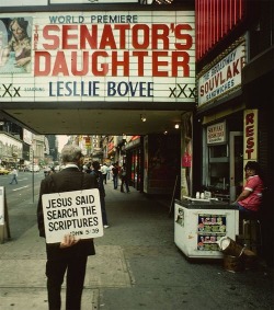 The Senator’s Daughter (1978), showing at a Times Square theater, NYC