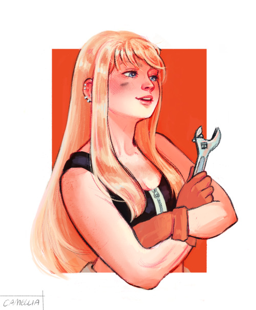 aillemac316:Winry for the #sixfanarts challenge on instagram!instagram: @camelliasart