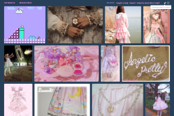 princess-peachie:  cahmiau:  tenaflyviper:  Apparently, because it has the word “lolita” in it, tumblr now auto-filters anything to do with lolita fashion, including the “sweet lolita” tag. SUCH SCARY HAIR BOWS AND PETTICOATS! OH MY!   much pink