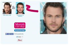 lumos5001:  broken-wings-fallen-angel:  smaug-official:  Chris+Chris = Chris  ²   I went to fool around on face morph but instead I unlocked a conspiracy   You could say a CHRISpiracy  the holy trinity of Chris’ 