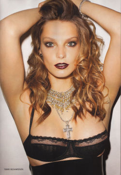 Daria Werbowy by Terry Richardson for Vogue Russia—October 2011
