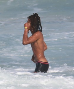 famousdudes:Throwback to Jaden Smith swimming in soaking wet underwear during his vacation in Rio de Janeiro in May 2016.