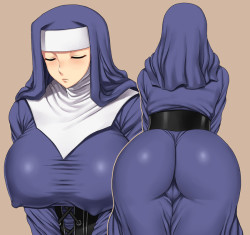hentaibeats:  Nun Set 3! All art is sourced via caption Click here for more nuns 