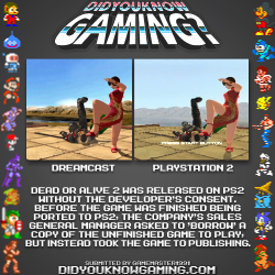 didyouknowgaming:  Dead or Alive 2.  http://www.wired.com/2012/02/itagaki-dice-2012/