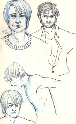 Still trying to pin Hannibal and Will back under my style, still failing.